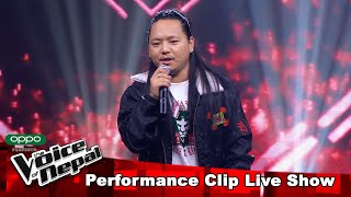 Jenish Rai quotMailiquot  LIVE Show Performance  The Voice of Nepal S3 [upl. by Glanti]