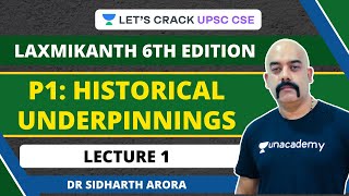 L1 Historical Underpinnings  Polity Laxmikanth 6th in 75 hours  UPSC CSEIAS 202122 [upl. by Eugenio]