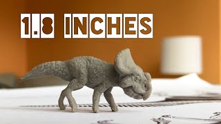 Sculpting A tiny 140 Protoceratops Dinosaur [upl. by Ardnuahs]