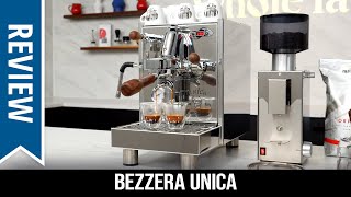 Review Bezzera Unica Espresso Machine [upl. by Nodearb287]