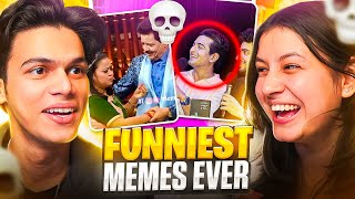 Funniest meme review ever  DANK memes  funny meme review with Kanika😂 [upl. by Adnorrehs]