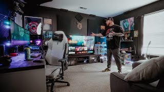 My DREAM Gaming Setup  Stream Room Tour [upl. by Nuahsyt]