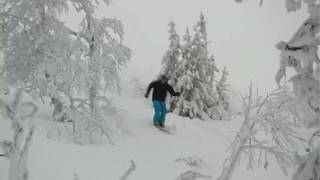 Powder skiing in Trysil Norway [upl. by Tallia726]