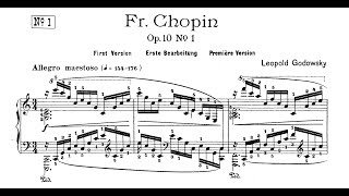 Leopold Godowsky  53 Studies on Chopins Études [upl. by Tommy]