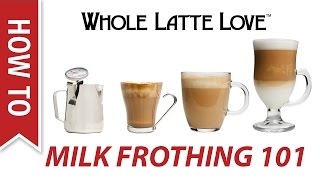 Milk Frothing for Beginners [upl. by Ailati213]