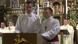 ŚWIĘTA LITURGIA PASCHALNA WIELKA SOBOTA MIKOŁÓW 2014 [upl. by Enieledam]