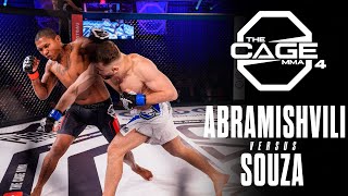 Lasha Abramishvili vs Cerivan Souza  THE CAGE MMA 4 [upl. by Nitneuq]