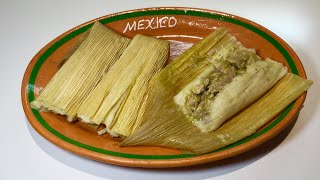 TAMALES CON CARNE DE PUERCO EN SALSA VERDE [upl. by Patterson]