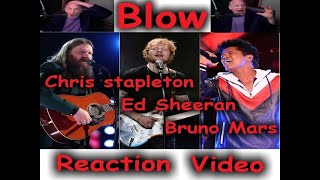 Ed Sheeran  BLOW with Chris Stapleton amp Bruno Mars Official Music Video REACTION HD HQ [upl. by Kam]