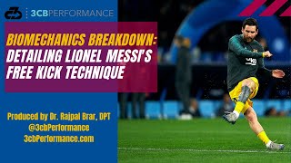 Lionel Messis free kick technique Detailed biomechanics amp sports science breakdown [upl. by Saw]