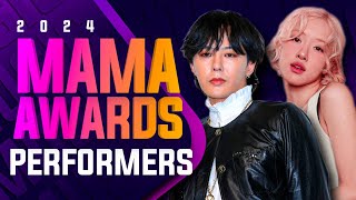 2024 MAMA Awards  Lineup of Performers [upl. by Dorri]