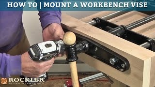 How to Mount a Workbench Vise [upl. by Mini437]