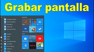 Como grabar la pantalla de tu pc [upl. by Ytissahc]