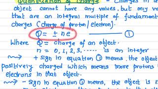 Quantization of Charge  Lecture 3 [upl. by Dorlisa]