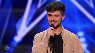 Americas Got Talent 2020 Luca Di Stefano Sings Lets Get It On Full Performance S15E04 [upl. by Jeanna521]