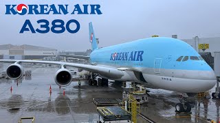 🇺🇸 Los Angeles LAX to Seoul ICN 🇰🇷 Korean Air Airbus A380  FULL FLIGHT REPORT Polar route [upl. by Roswald388]