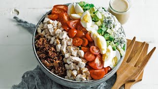 Traditional Cobb Salad Recipe [upl. by Allerym]