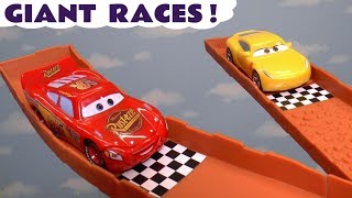 Lightning McQueen Racing And Stories With The Funlings [upl. by Henricks23]