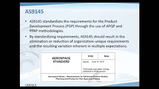 APQP amp PPAP Integrated Implementation with AS9100 [upl. by Manda]