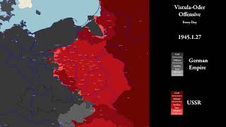 VistulaOder Offensive Every Day WW2 [upl. by Luelle]