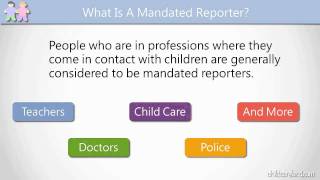 What Is A Mandated Reporter [upl. by Oap]