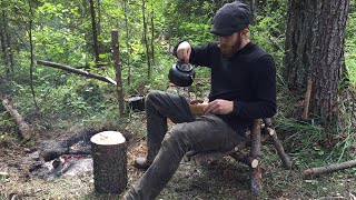 3 Days Alone in the Canadian Wilderness  Bushcraft [upl. by Atinoj]