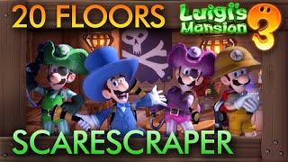 Luigis Mansion 3 DLC 2  20 Floors Scarescraper [upl. by Noisla]