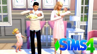 Nueva Mama en Sims 4  Las Bebes Nacen Bebe Goldie tiene Celos  Titi Español [upl. by Locklin277]