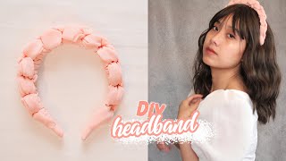 DIY  New Knotted HEADBAND  Easy Tutorial  Hair Accessories [upl. by Yggam]