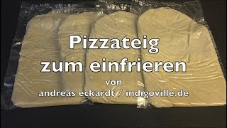 Pizzateig zum einfrieren [upl. by Alekahs236]