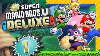 NEW SUPER MARIO BROS U DELUXE 🌰 1 2DMario springt von WiiU auf Nintendo Switch [upl. by Reld]