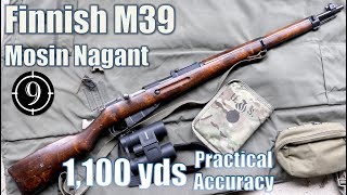 Finnish M39 Mosin Nagant to 1100yds Practical Accuracy [upl. by Leugimesoj]