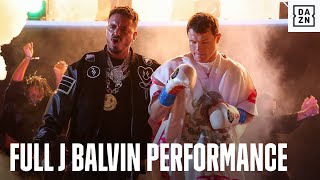 J Balvins Full Performance At Canelo vs Yildirim [upl. by Neyr682]