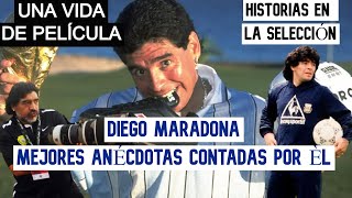 ANÉCDOTAS de DIEGO MARADONA de su VIDA contadas por ÉL Selección Argentina Napoli Boca y más [upl. by Merrick]