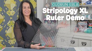 Stripology XL Ruler Basics by Gudrun Erla of GE Designs  Fat Quarter Shop [upl. by Yendroc]