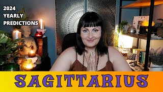 Sagittarius 2024 yearly predictions  tarot reading [upl. by Lemhaj]