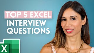 5 Excel INTERVIEW Questions You NEED to Get RIGHT [upl. by Garcon357]