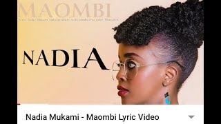 Nadia Mukami  Maombi Lyric Video [upl. by Suedama]