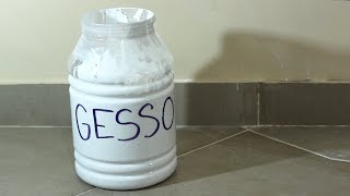 How to Make Gesso Simple  no PVA [upl. by Ahsehyt]