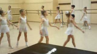 very first steps in Academy of Russian Ballet preparatory class [upl. by Mikey]