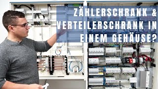 Zählerschrank amp Verteilerschrank im KNX Smarthome Wärmepumpe PVAnlage Schaltschrank Aufbau MDT [upl. by Yeoj]