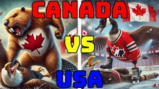 Canada IS Hockey America Isnt  USA vs Canada [upl. by Malo876]