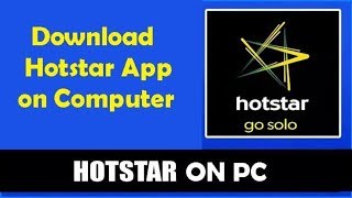 FREE Hotstar Download For PC Laptop Windows 11 10 8 7 amp Mac [upl. by Cirdes]