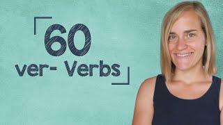 60 Verbs with the Prefix ver  B1 with Jenny [upl. by Furiya]