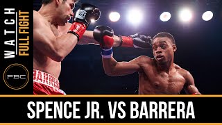 Spence Jr vs Barrera FULL FIGHT Nov 28 2015  PBC on NBC [upl. by Naivaf558]