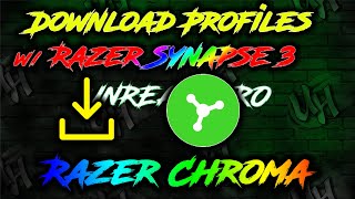 How to Import Razer Chroma Profiles  Razer Synapse 3 [upl. by Kcitrap]