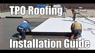 quotHow to Install TPO Roofingquot by RoofRepair101 [upl. by Asenej]