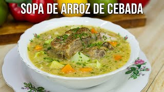 SOPA DE ARROZ DE CEBADA [upl. by Eirok432]