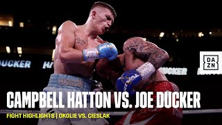 FIGHT HIGHLIGHTS  Campbell Hatton vs Joe Ducker [upl. by Aeiram]