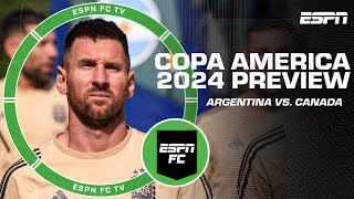 Copa America 2024 Preview Argentina vs Canada  ESPN FC [upl. by Trebla]